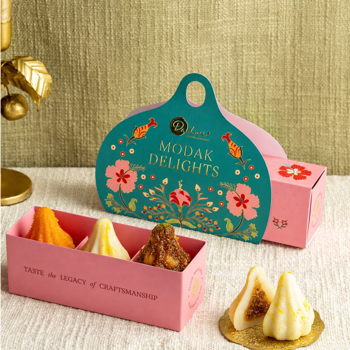 Modak Delights Box – 3 Pcs