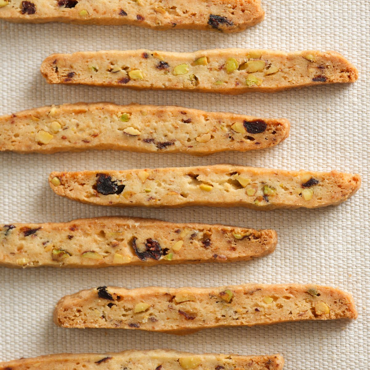 Pistachio Cranberry Biscotti