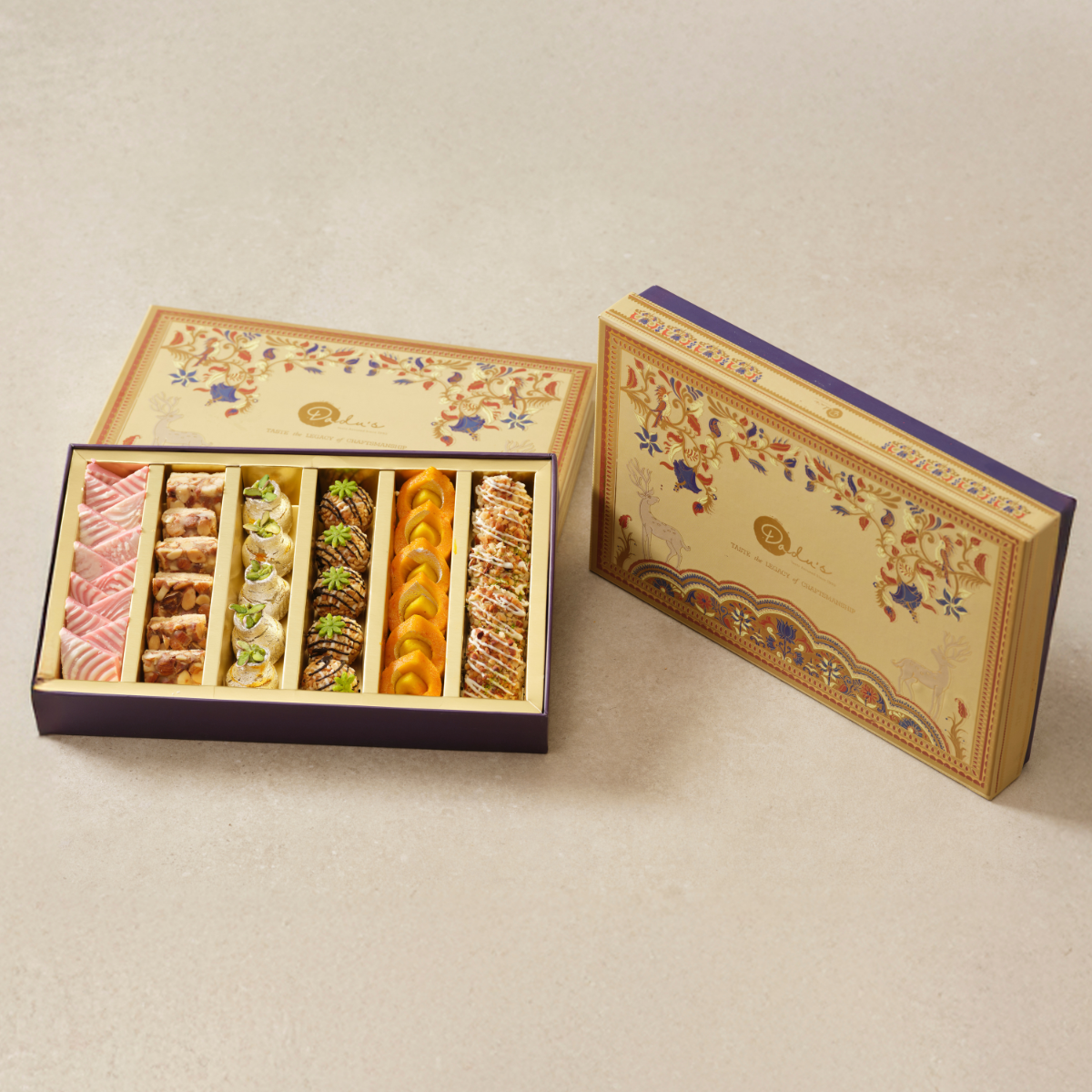 Assorted Sweet Box Online ₹600| Premium Mithai Gift Boxes - dadus