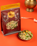 Atukulu Mixture with poha, peanuts and curry leaves