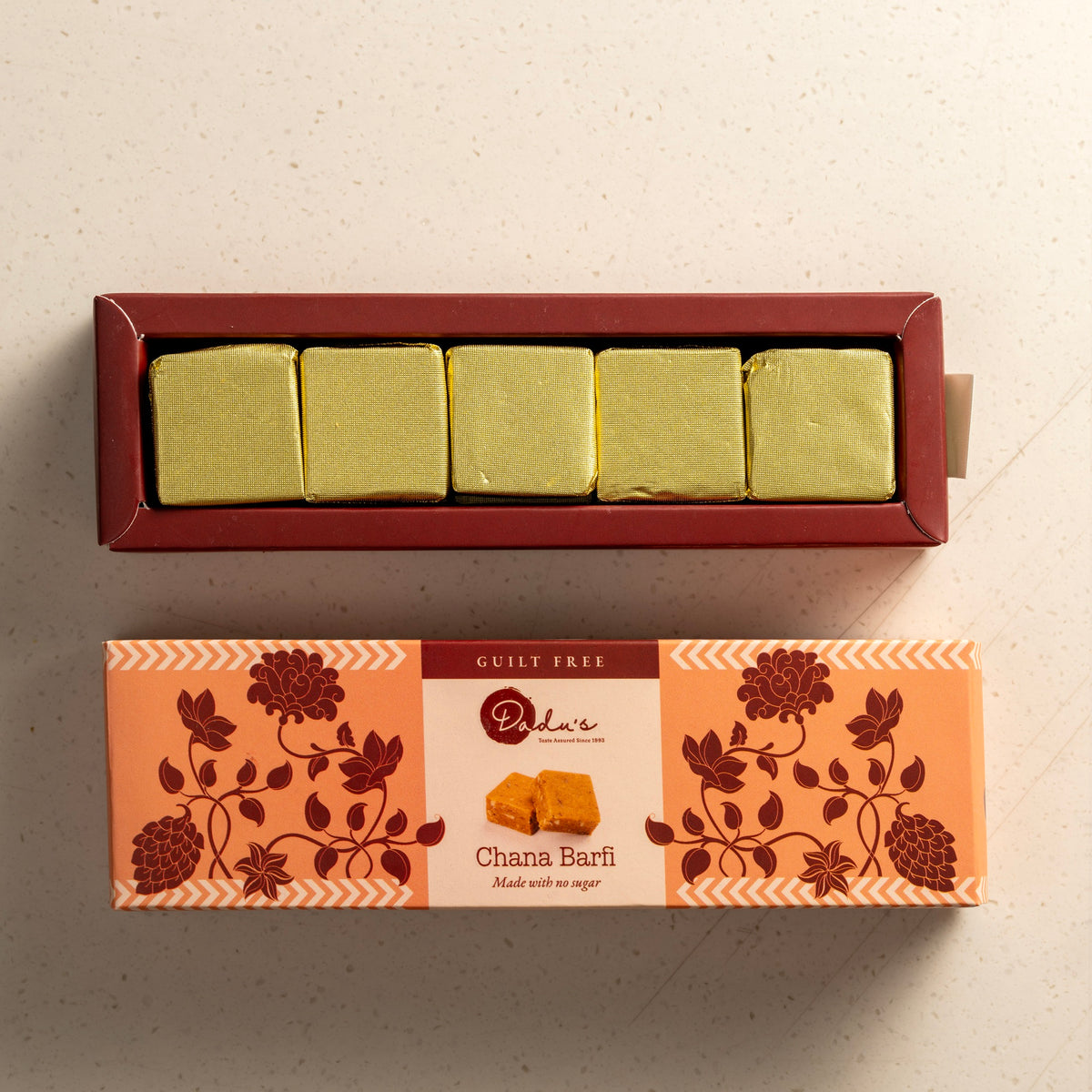 Sugarfree Chana Burfi