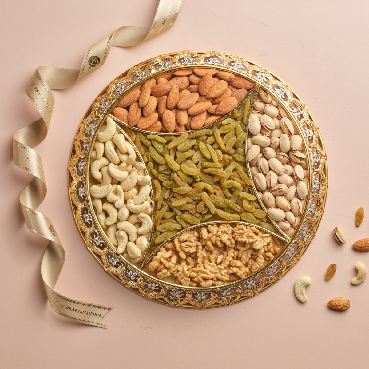 Dry Fruit Trays Option- 4  (500 Gms)