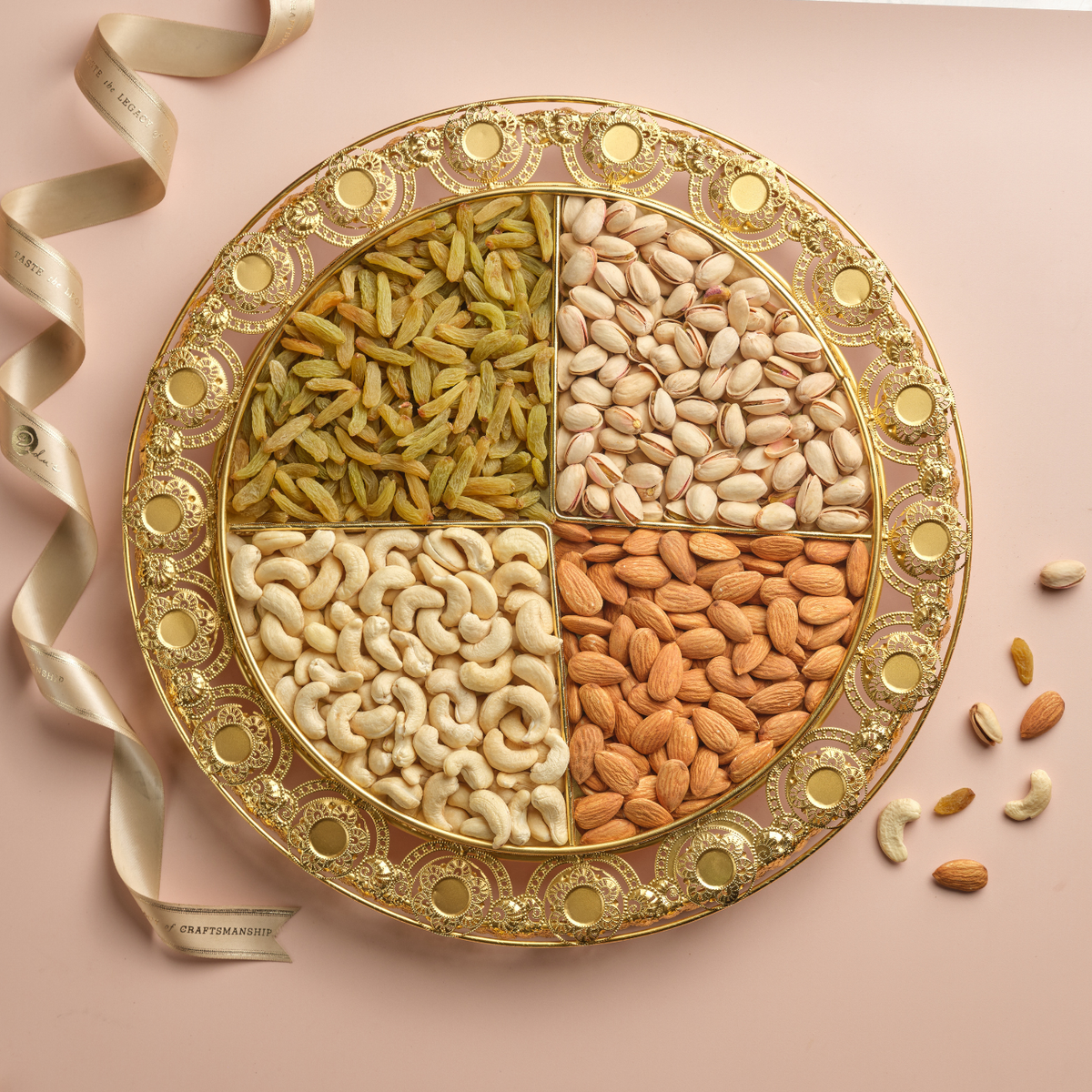 Dry Fruit Trays Option- 8  (800 Gms)