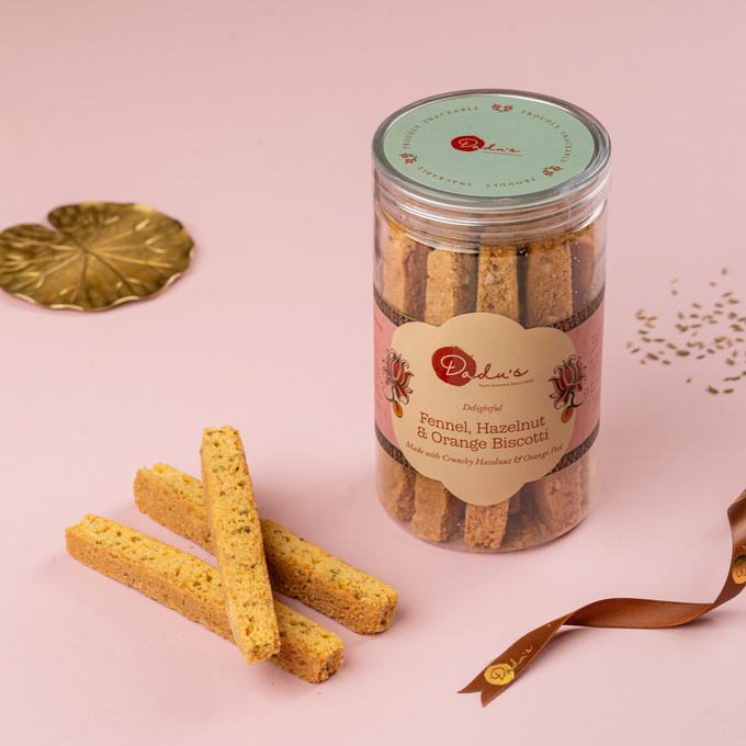 Fennel Hazelnut & Orange Biscotti 300 Gms