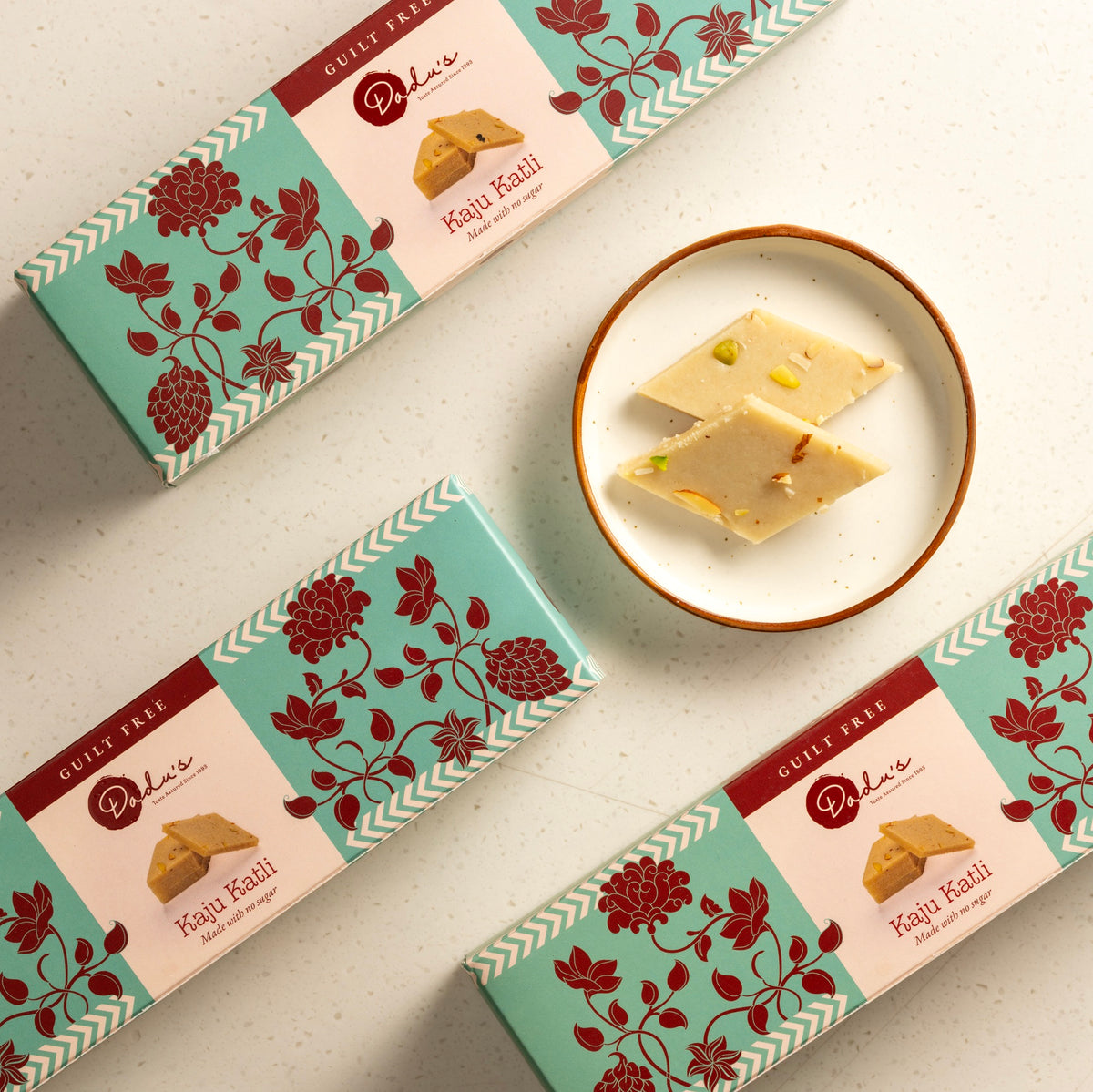Sugarfree Kaju Katli | Stevia Based