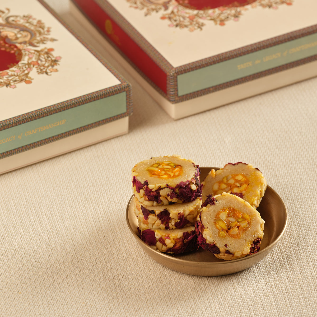 Dadus Kaju Rose Roll premium cashew sweet
