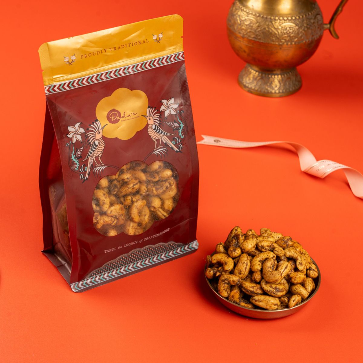 Dadus Masala Kaju spicy crunchy cashew snack