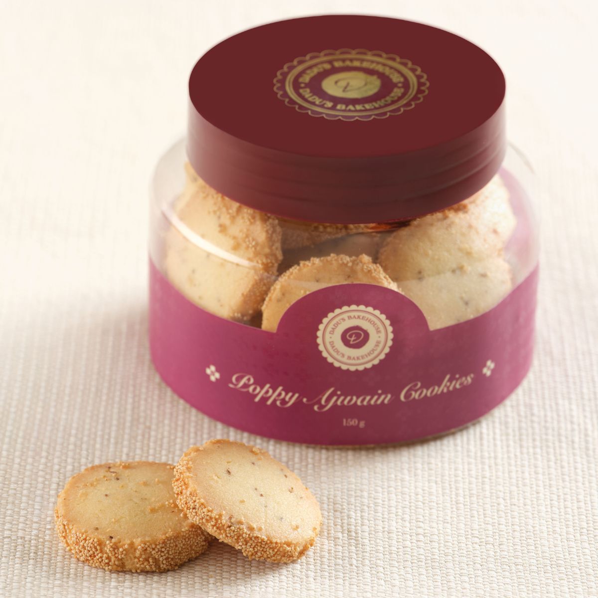 Poppy Ajwain Cookies