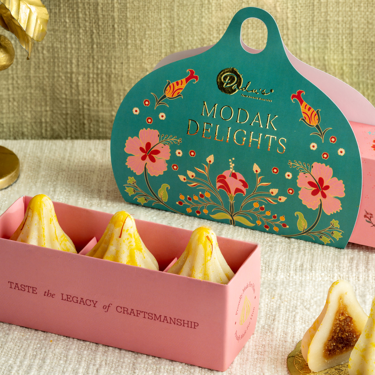 Rice Modak Box – 3 Pcs