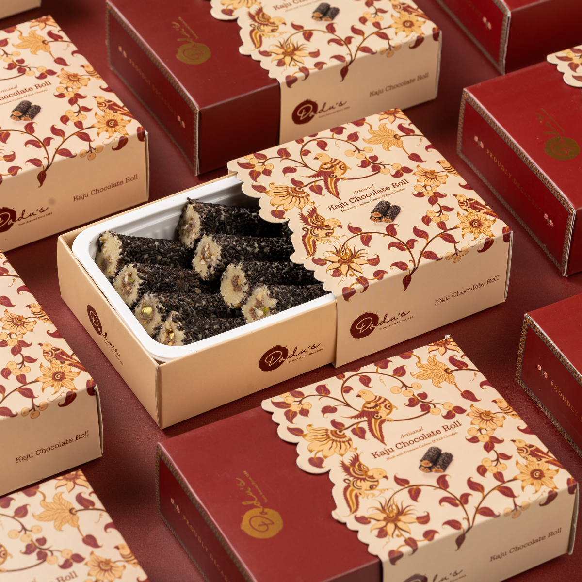 Kaju Chocolate Roll