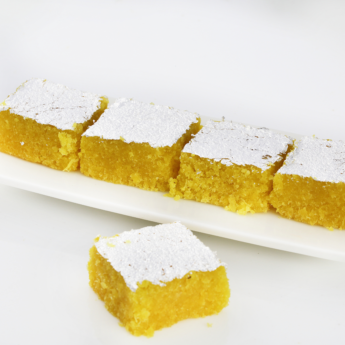 Yellow Coconut Burfi